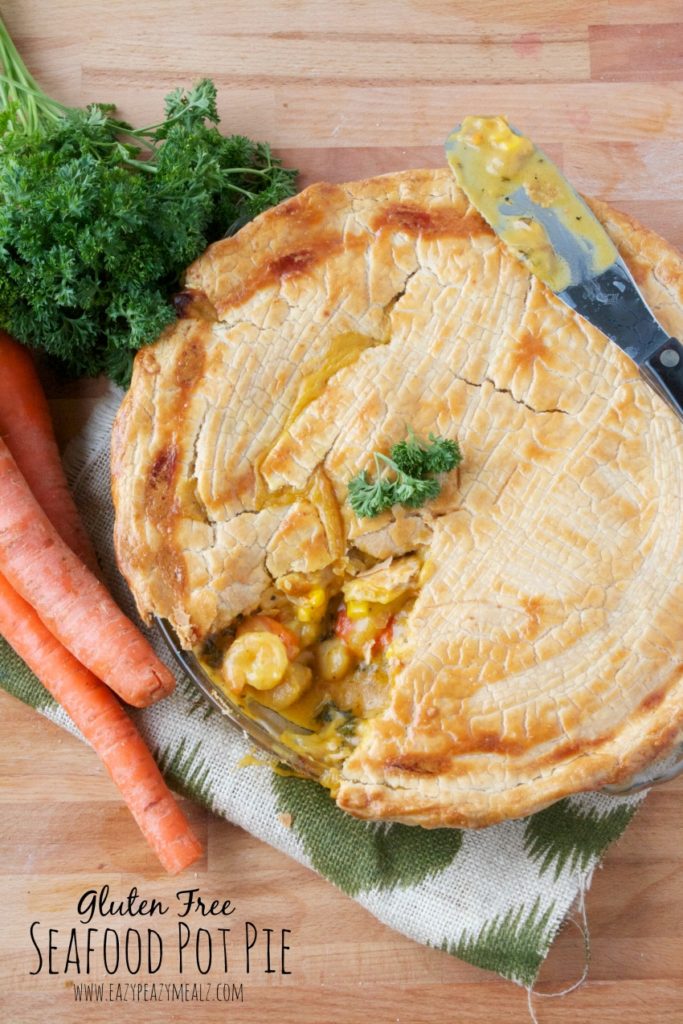 Gluten free seafood pot pie