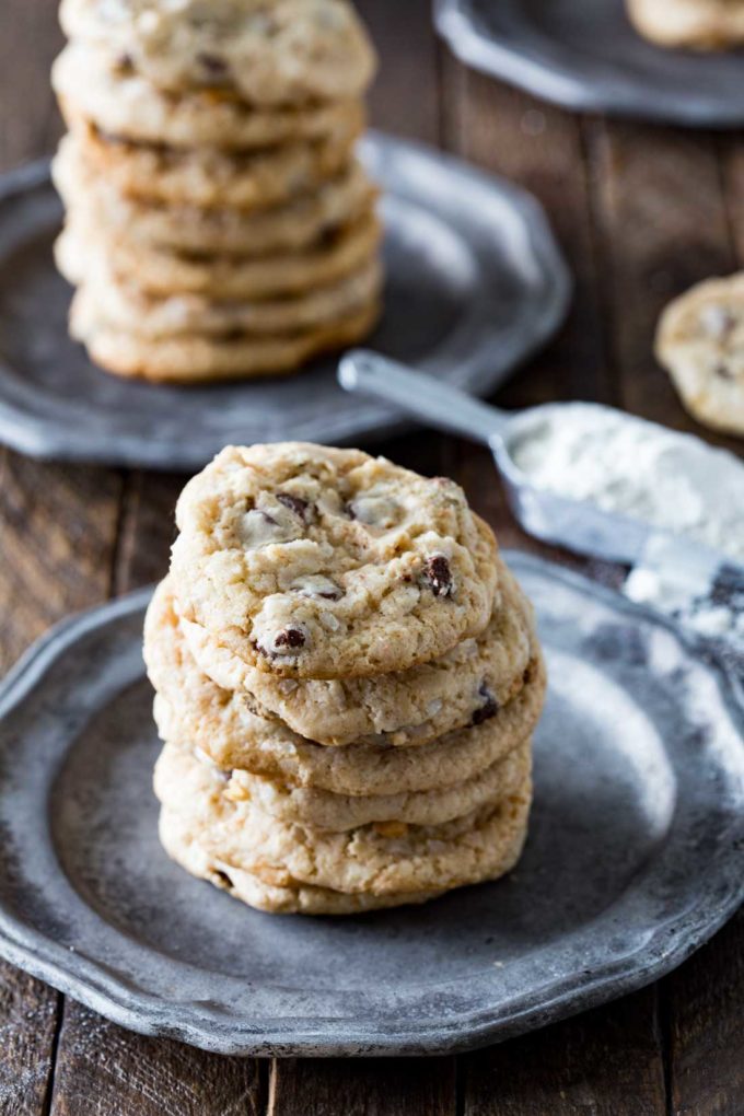 Graham Cracker Chocolate Chip Cookies