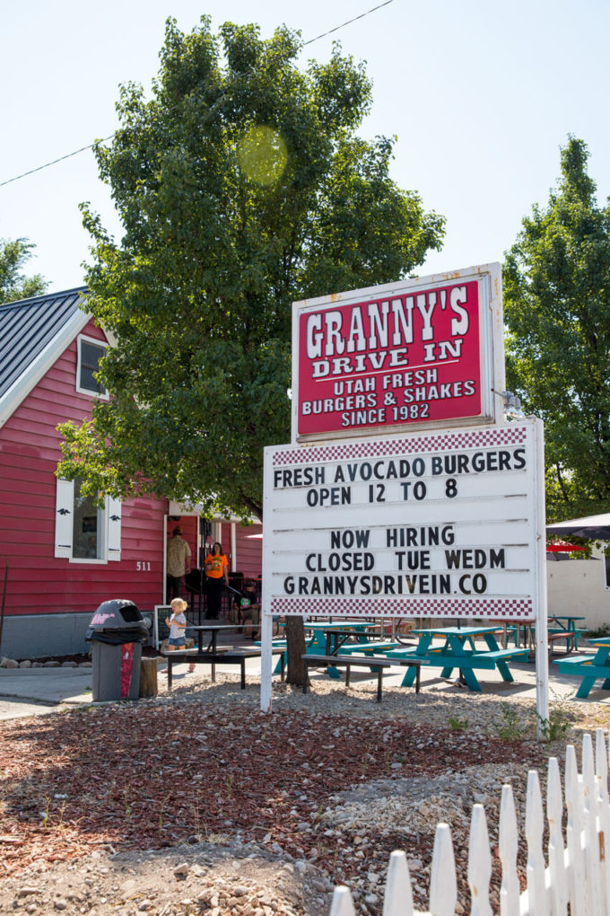 Granny's Drive In Shakes in Heber for our UT staycation