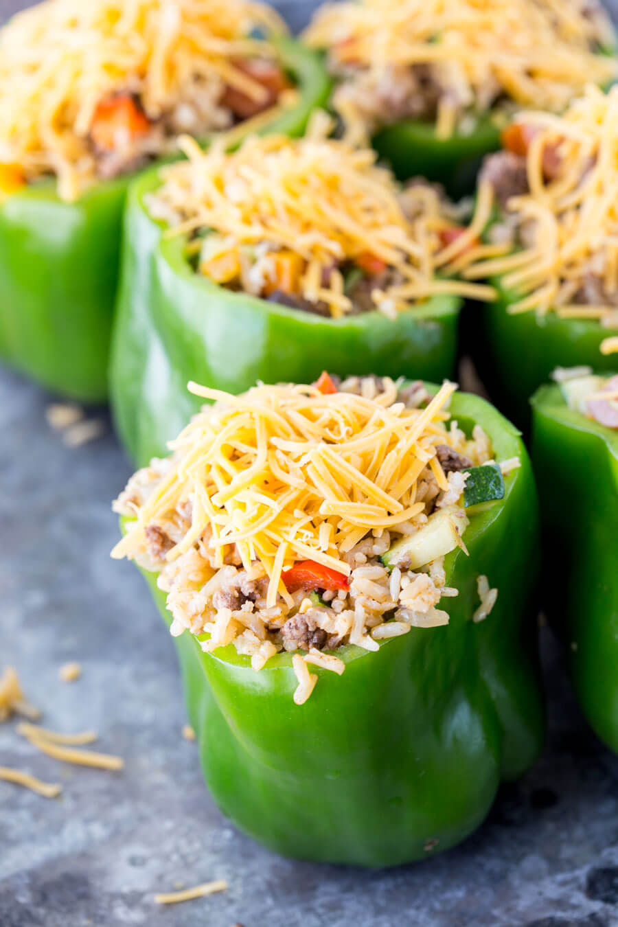 Hearty stuffed peppers