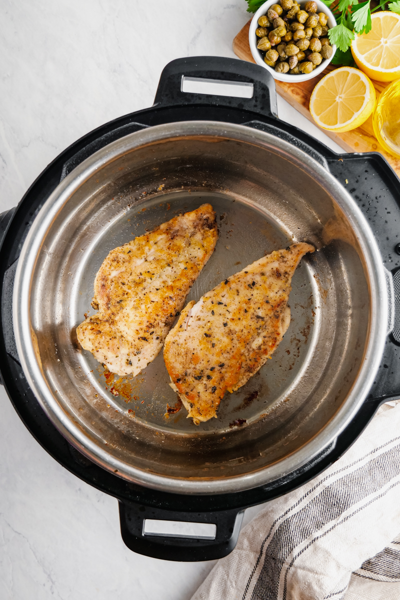 Chicken piccata sales pressure cooker