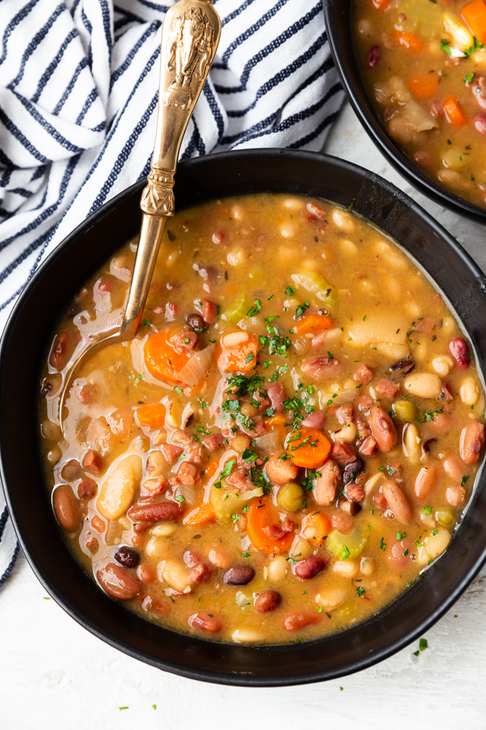 instant pot ham and bean soup