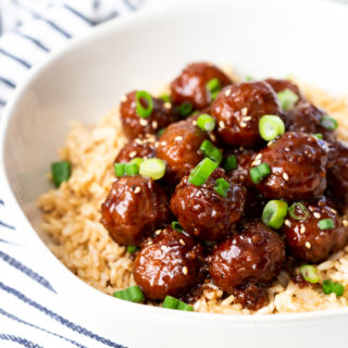 Mongolian Beef Meatballs