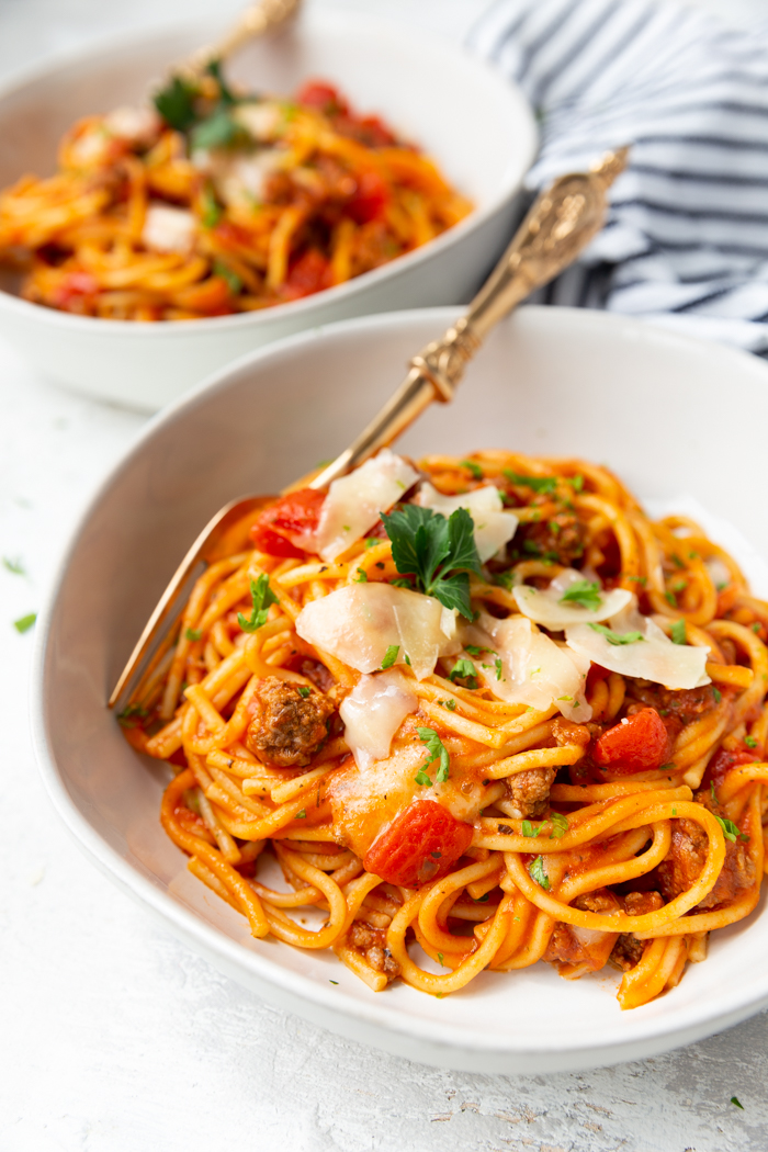 Instant Pot spaghetti