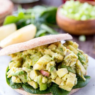 Light Chicken Salad Sandwiches