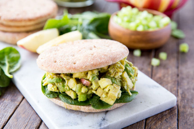 Light Chicken Salad Sandwiches