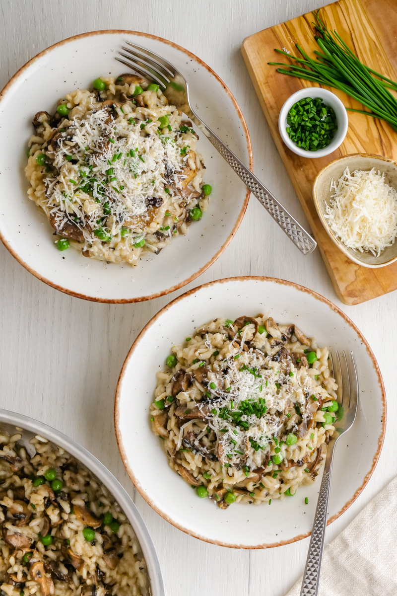 Rice, Rice Baby: Mushroom and Pea Risotto (and a Review of the Breville  Risotto Plus) - Crumb: A Food Blog