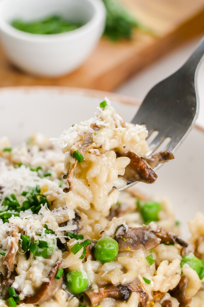 Rice, Rice Baby: Mushroom and Pea Risotto (and a Review of the Breville  Risotto Plus) - Crumb: A Food Blog