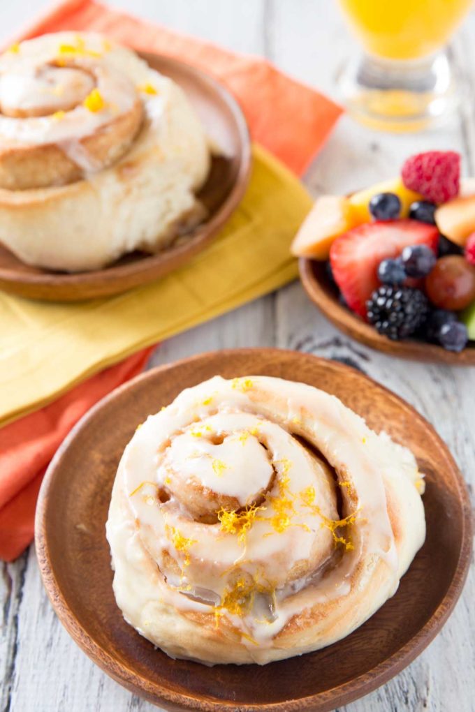 Orange Sweet Rolls are a light fluffy sweet roll with cinnamon filling and orange glaze