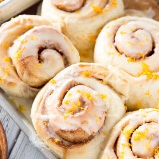 Orange sweet rolls are fluffy soft, and come together in just 90 minutes