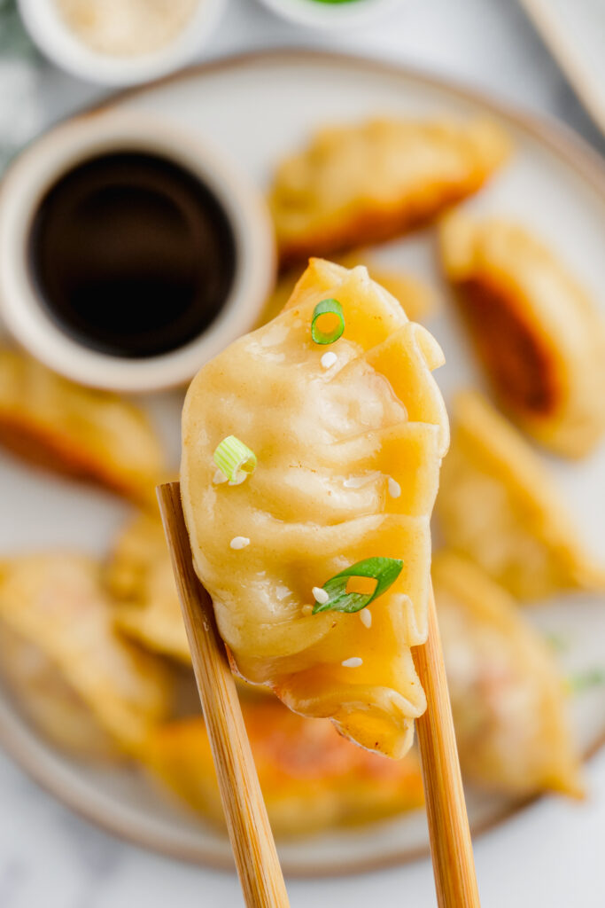 Potstickers in a plate