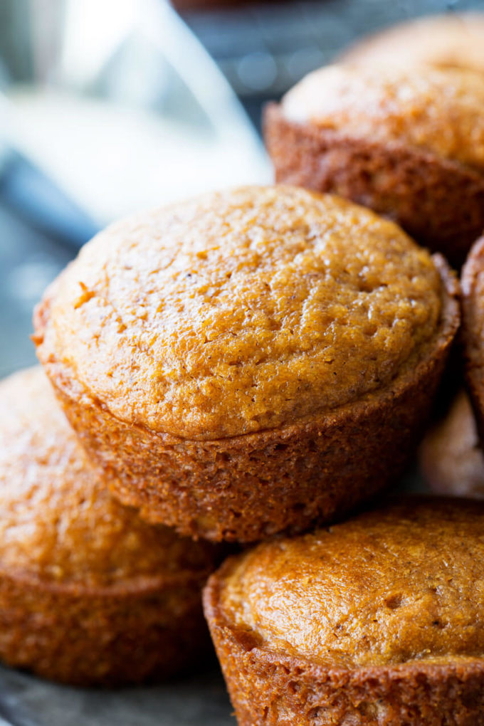 These Pumpkin Spice Muffins are a cinch to make, absolutely delicious, and full of flavor. These muffins are perfection. Plenty of pumpkin, just enough spice, and not even close to dry, these moist flavorful muffins are perfect for Fall! 