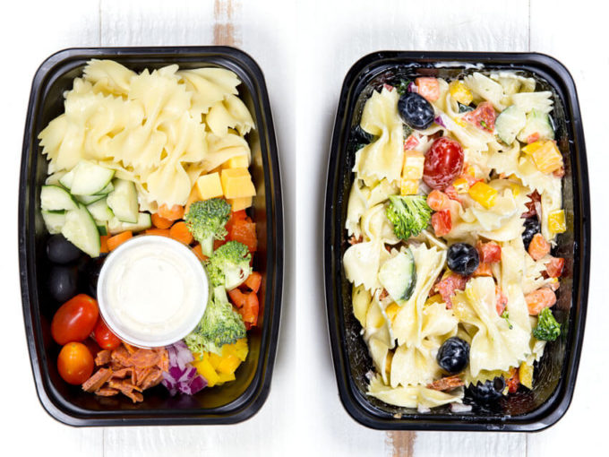 Back to school: pasta salad lunch box ideas that are nut free and great for kids and adults