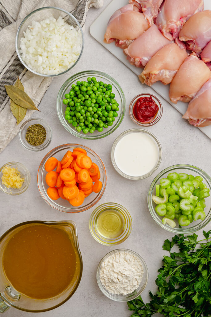 ingredients on counter