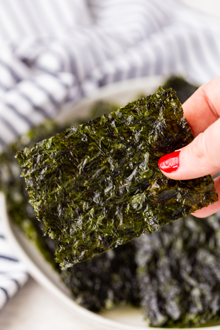Seaweed is a great low carb snack