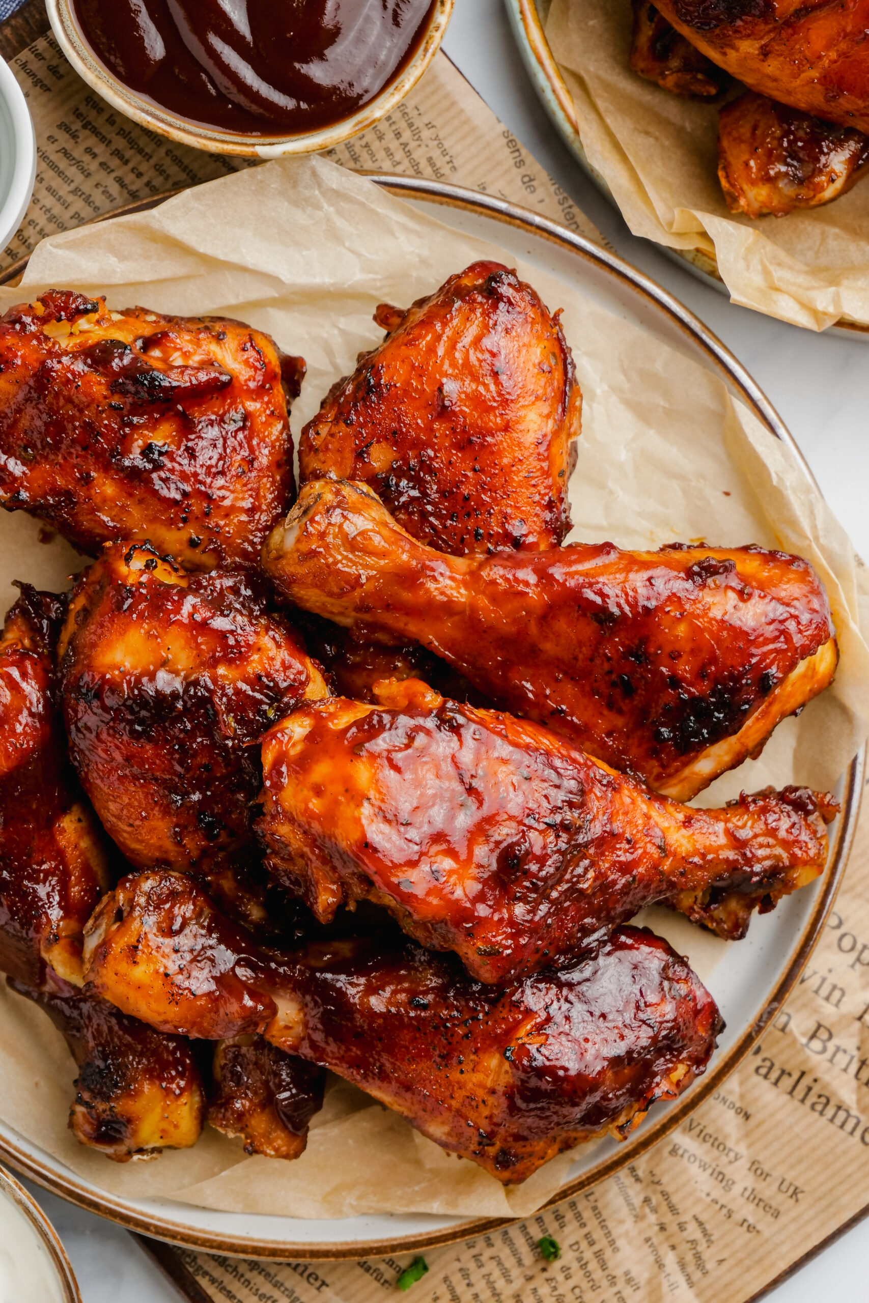 Slow Cooker BBQ Drumsticks - Easy Peasy Meals