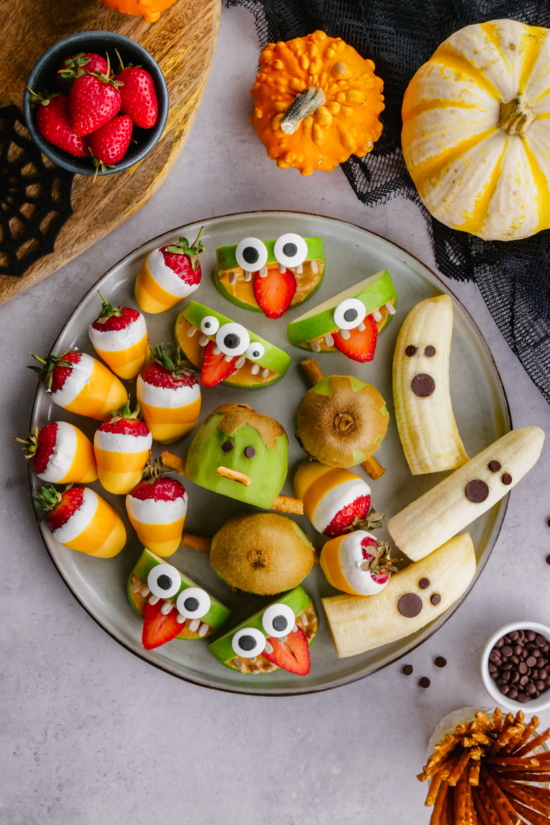 Fun and Healthy Halloween Snack Tray - Super Healthy Kids