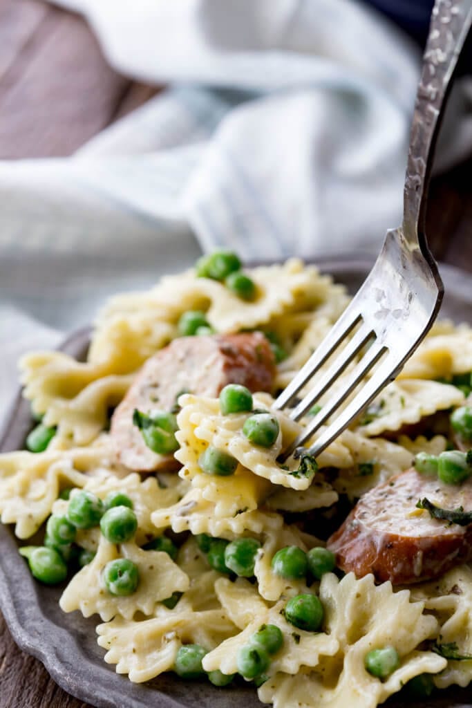 Skillet Pasta with Chicken Sausage