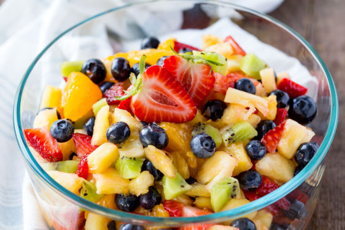 Easy summer fruit salad