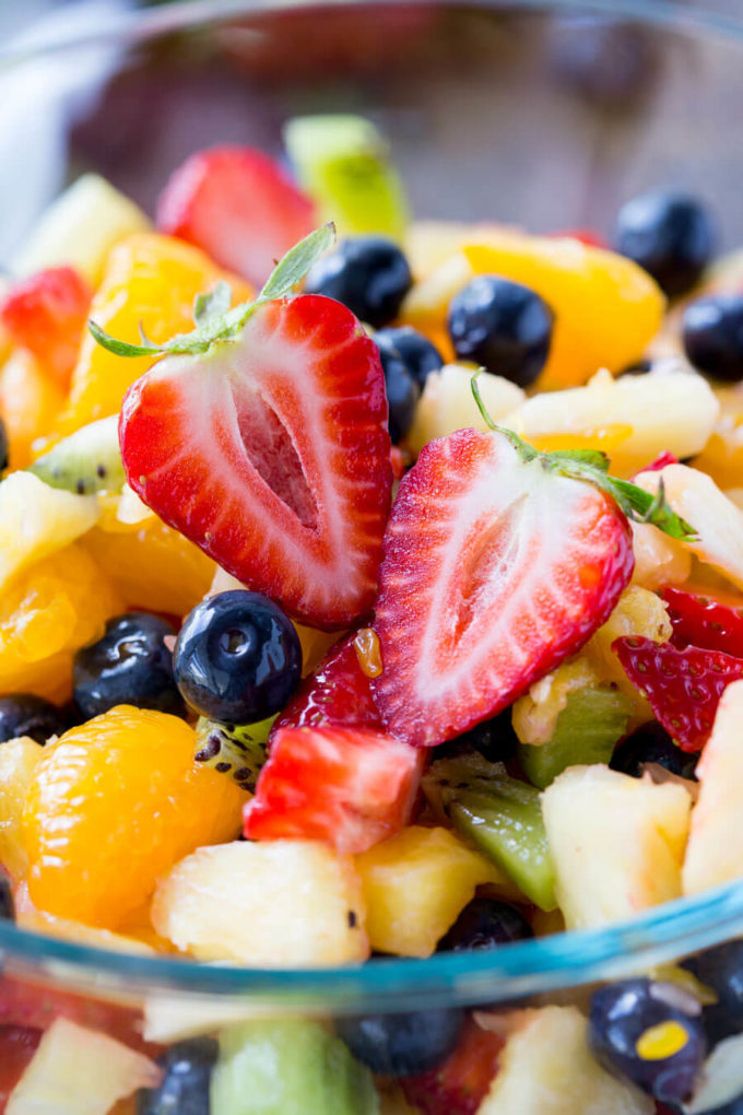 Easy summer fruit salad