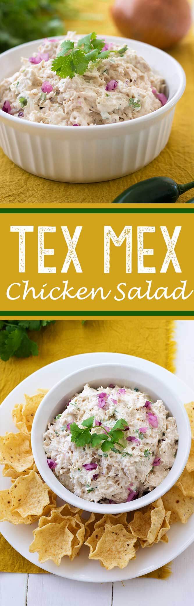 TEX MEX Chicken Salad makes for great sandwiches. 