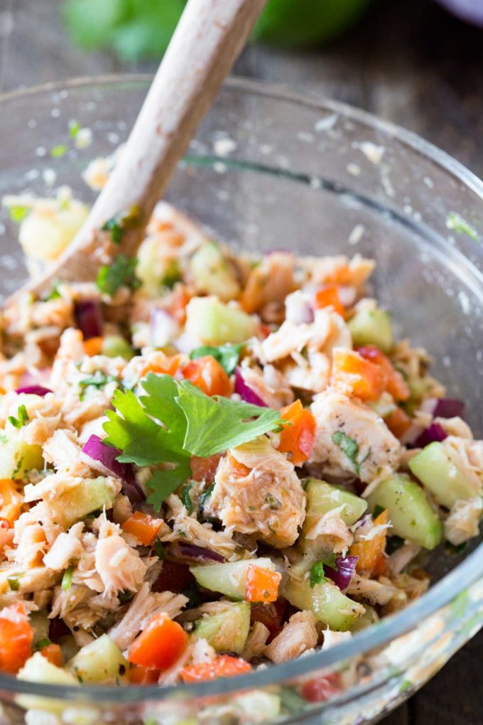 Thai tuna salad. An excellent tuna salad with thai inspired flavors