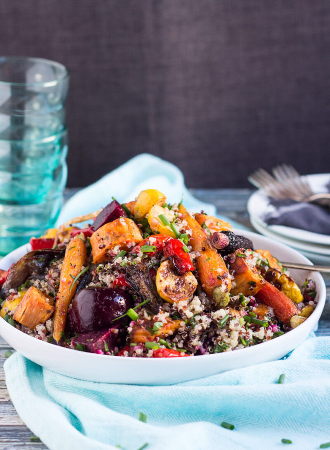 Quinoa and Roasted Vegetable Salad hero