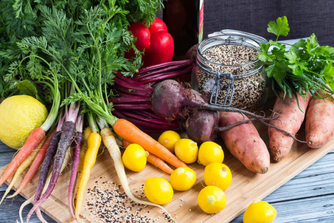  Roasted Vegetable Salad ingredients