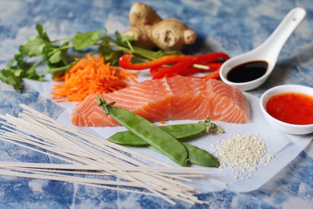 Salmon-Soba-Noodles -Ingredients