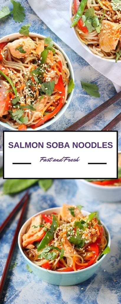 salmon soba noodles