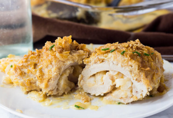 Cheesy Potato Stuffed Chicken Breasts