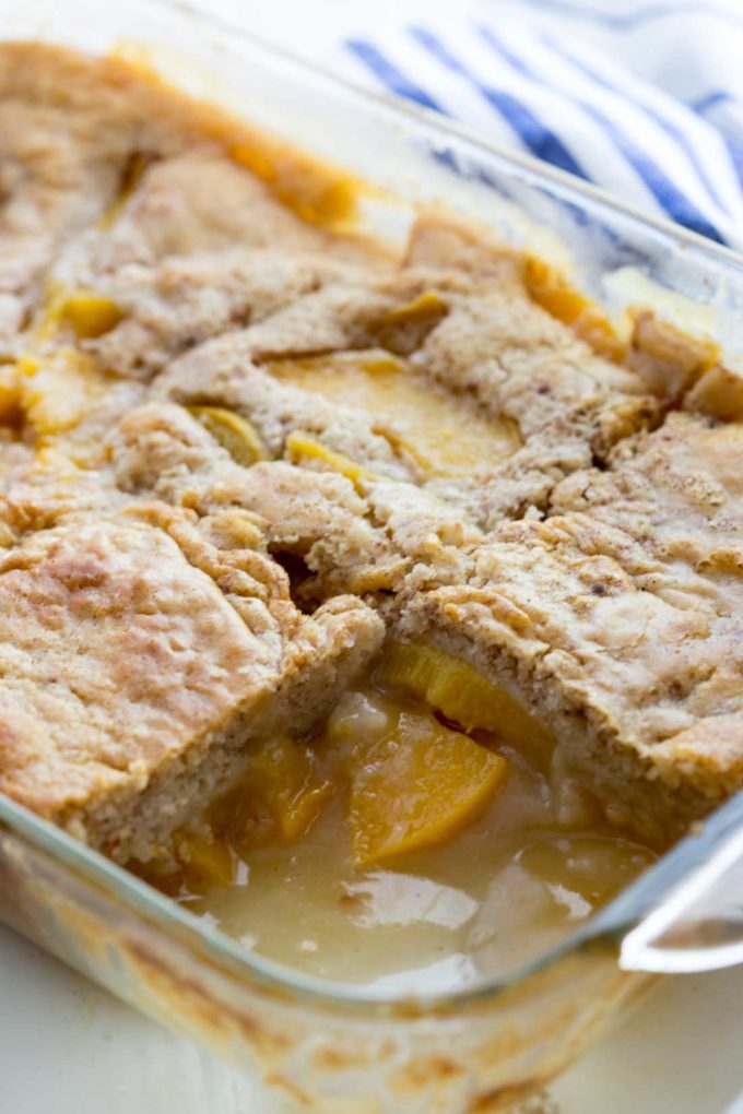 Bisquick Peach Cobbler Eazy Peazy Mealz
