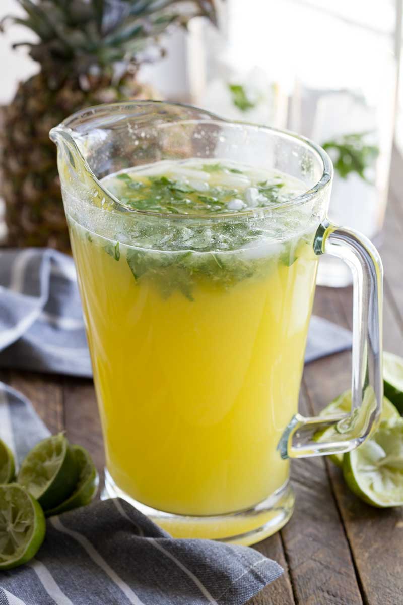 Cool, refreshing, fantastic pineapple limeade