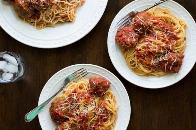 Old Fashioned Spaghetti and Meatballs