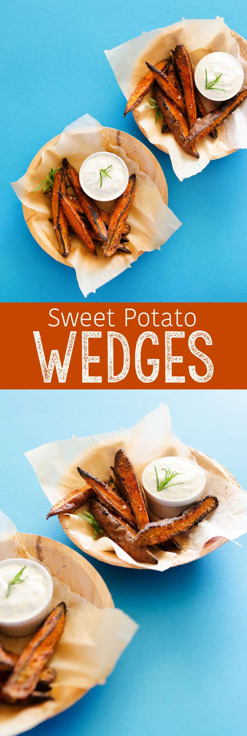 Delicious and easy sweet potato wedges, the perfect side when grilling!