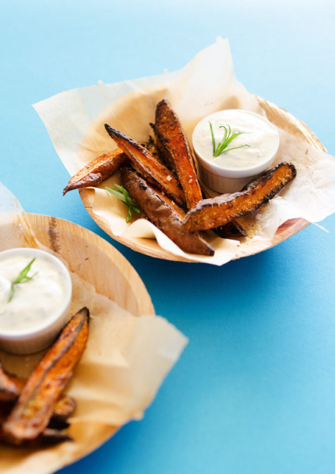 Spiced Sweet Potato Wedges