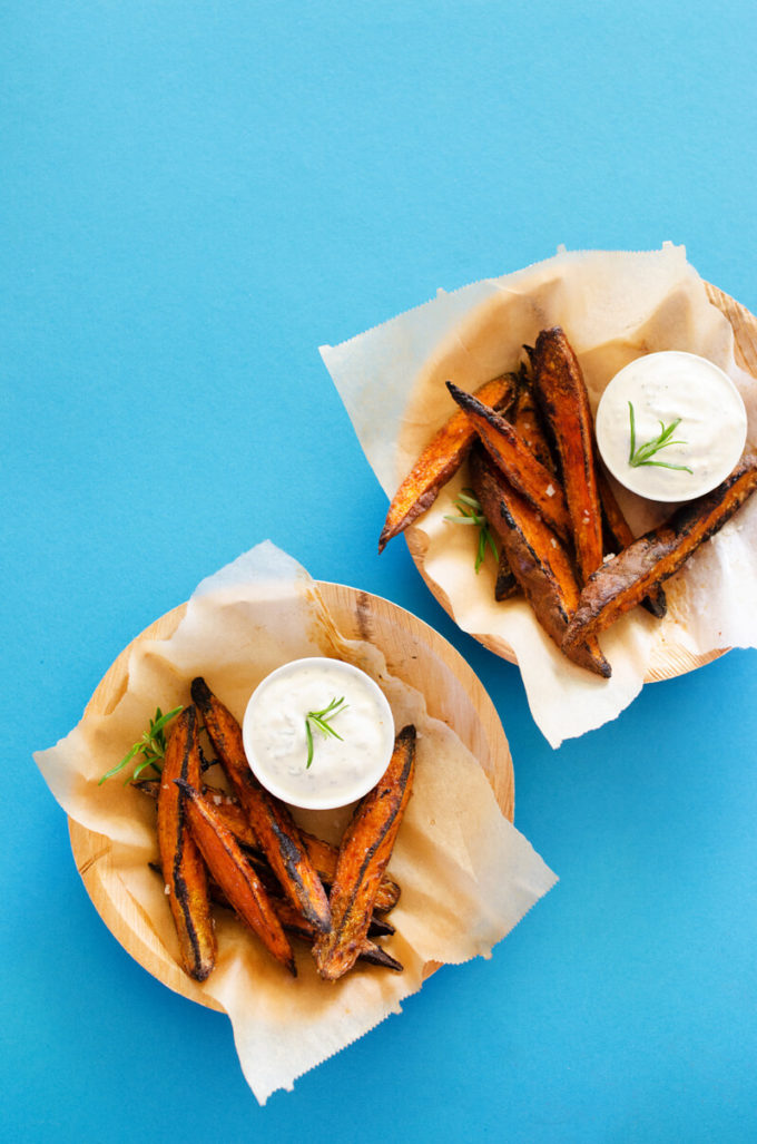 Spiced Sweet Potato Wedges