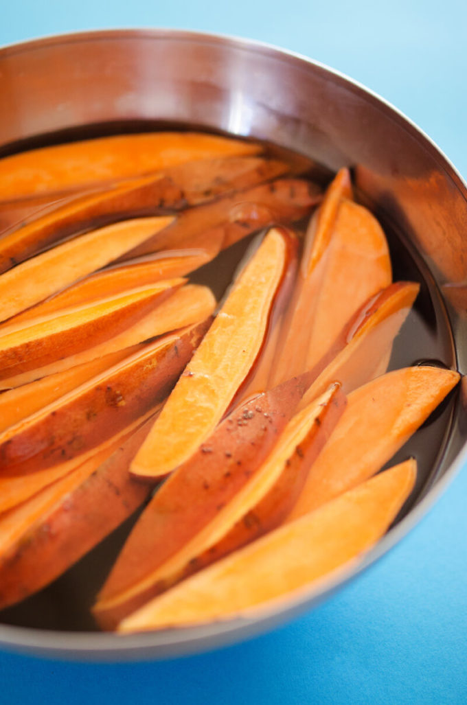 Spiced Sweet Potato Wedges