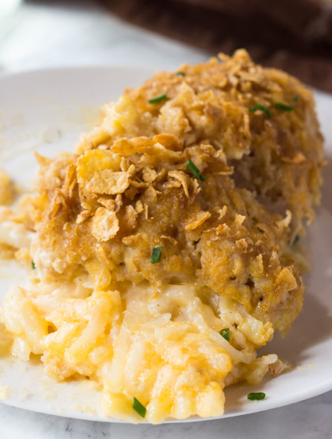 Cheesy Potato Stuffed Chicken Breasts - Easy Peasy Meals