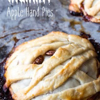 These were a huge hit at our Halloween party! These mummy apple hand pies are delicious and easy to make too. #ad