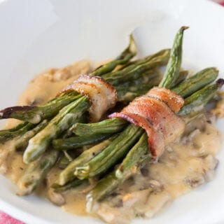 Bacon Wrapped Green Bean Bundles