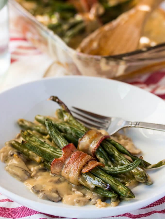 Green Bean Bundles Wrapped in Bacon
