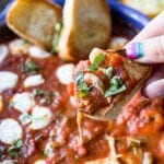 Baked Cheese Dip, this caprese cheese dip is insanely delicious