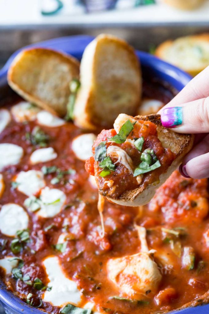 Baked Cheese Dip, this caprese cheese dip is insanely delicious