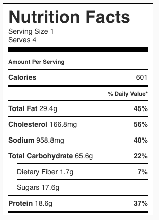 Classic Waffles + PediaSure SideKicks Nutrition Facts