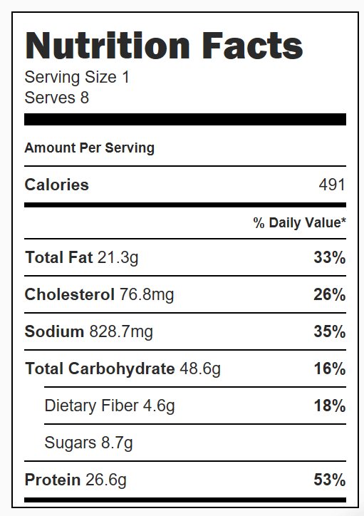 One Pot Beefy Tomato Tortellini Soup Nutrition Facts