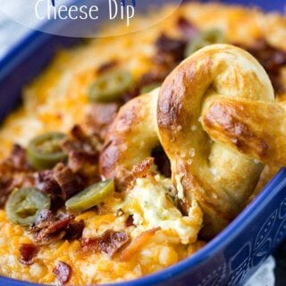 Baked jalapeno cheddar bacon cheese dip