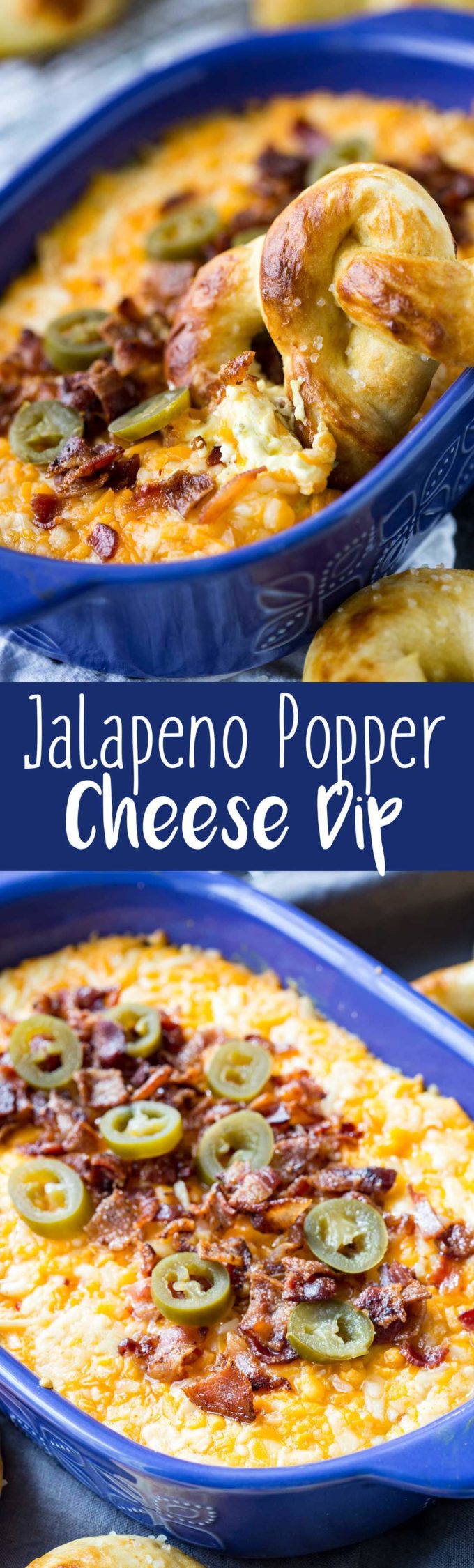 Baked jalapeno cheese dip