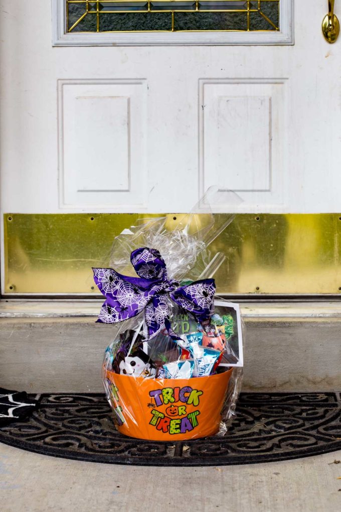 A Halloween BOO bundle right outside your door