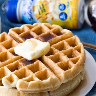 Classic waffles with a kid friendly twist that makes them even more nutrient dense